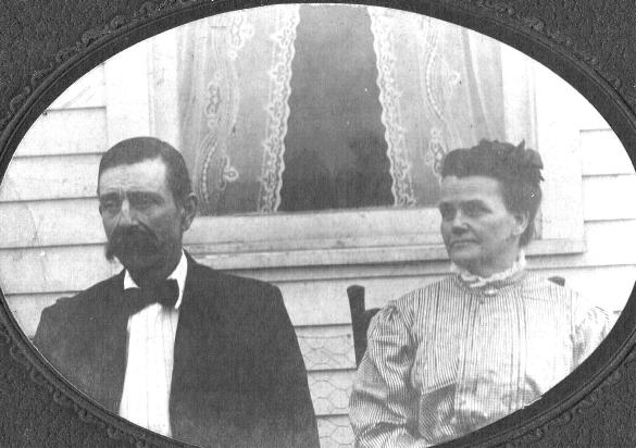 Silas Scott Hovious and his wife, Mary Kendrick.