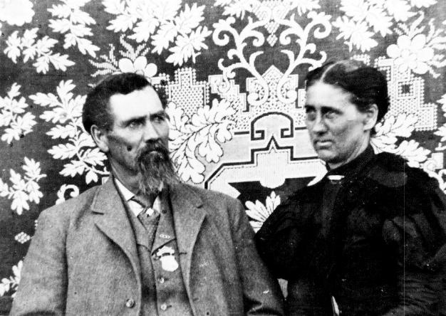 John P. Sullivan and Rachel Hovious Sullivan, ca. late 1880s