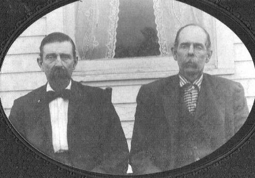 Silas Scott Hovious and his father, William Steel Hovious.